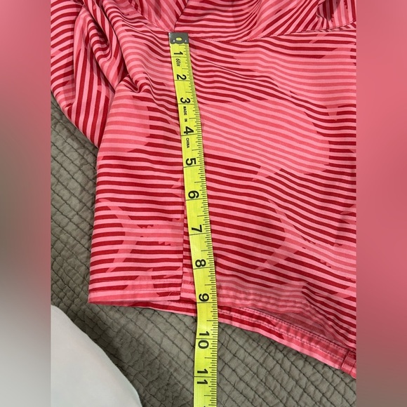 VINEYARD VINES MENS RED PINK STRIPE SHARK PRINT JETTY BOARD SHORTS SIZE 33 - Picture 7 of 8